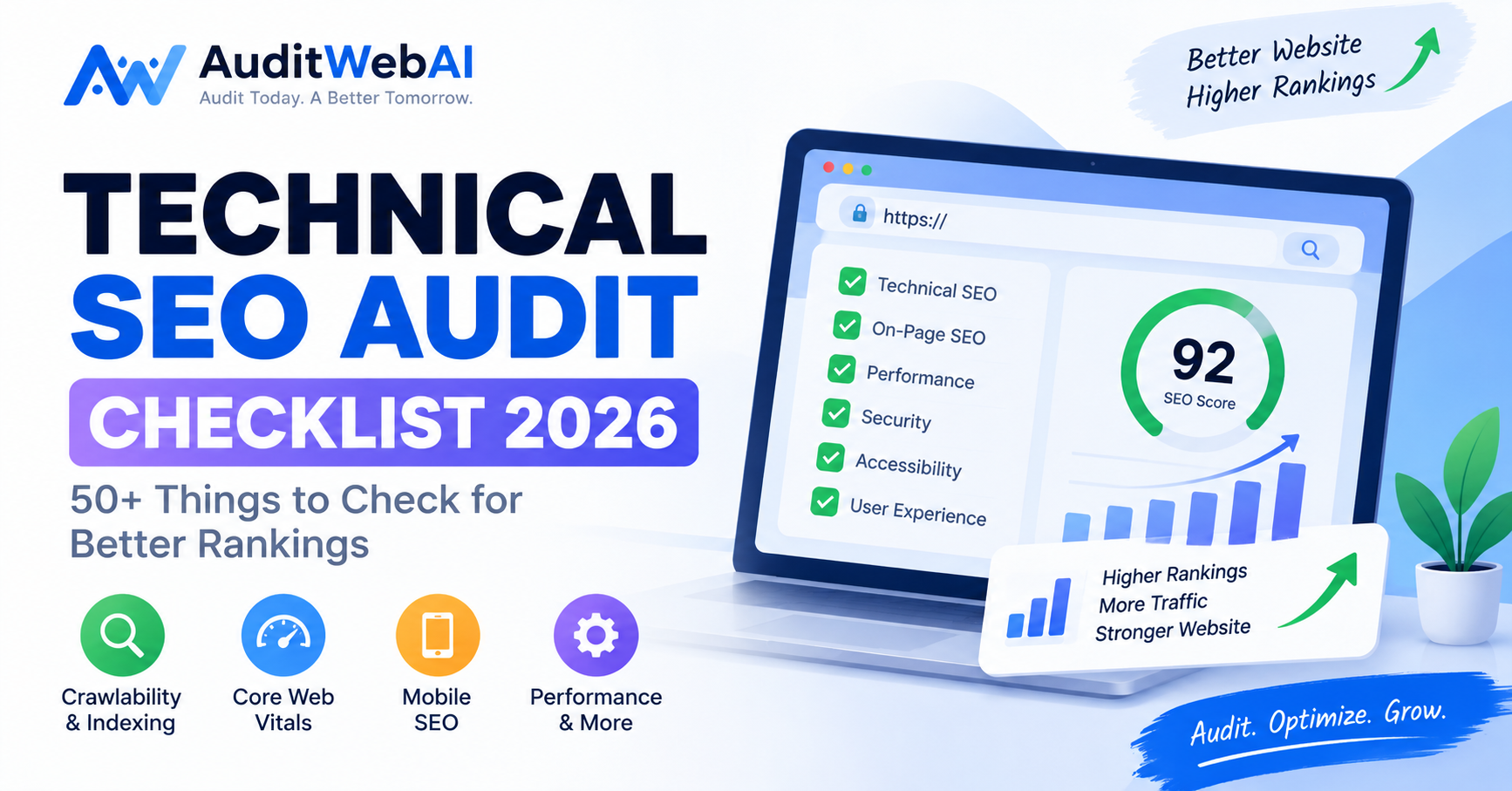 Technical SEO Audit Checklist 2026: 50+ Things to Check for Better Rankings